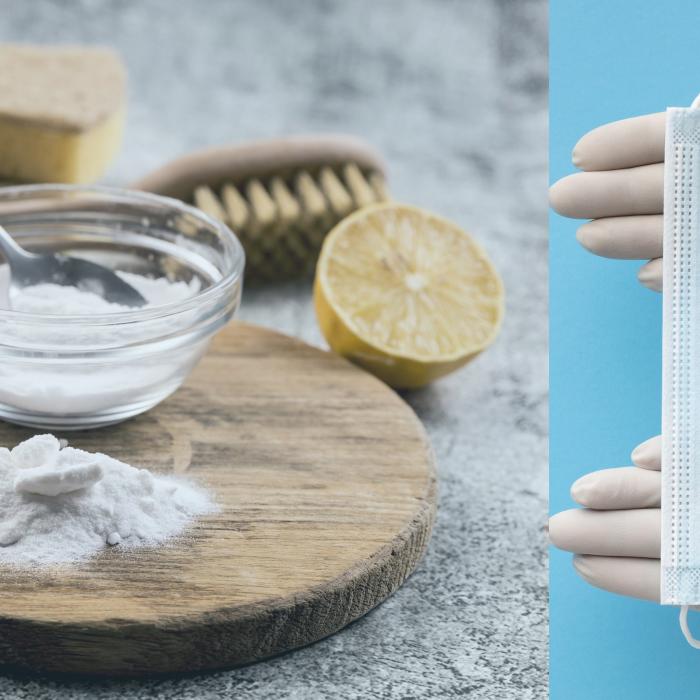 Nu mai arunca masca de protecție! Bagă în ea lămâie și bicarbonat apoi pune-o în rezervorul toaletei. Un truc genial!