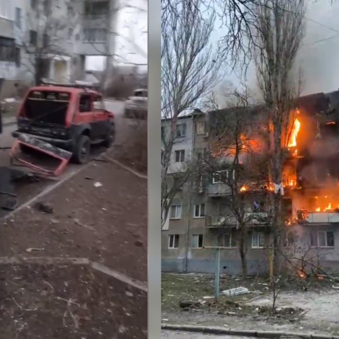 Orașul Nikolaev, lovit de armata rusă cu mai multe lansatoare de rachete (Video)