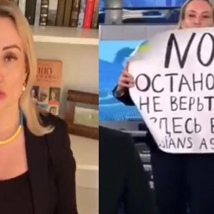 Jurnalista care a protestat în direct la TV faţă de invazia din Ucraina: Majoritatea ruşilor sunt împotriva războiului
