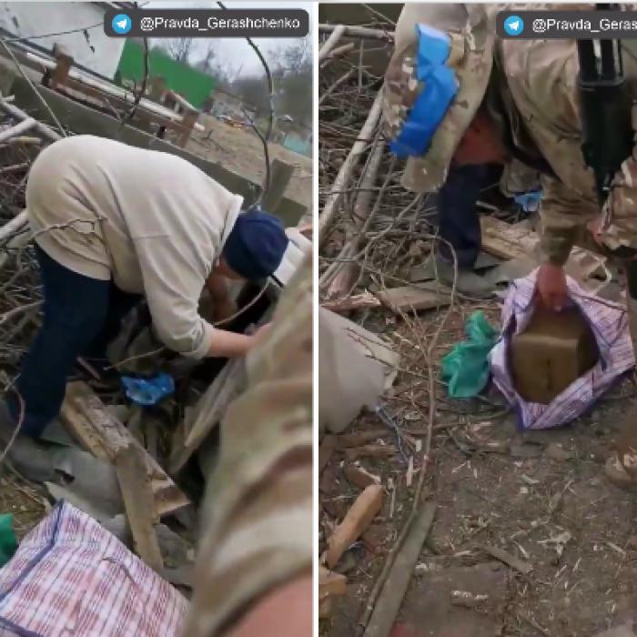 O femeie dintr-un sat de lângă Kiev a furat muniție de la militarii ruși beți și a ascuns-o într-o cușcă de iepuri