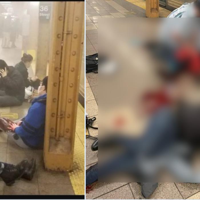 Atac armat la metroul din New York. Un bărbat a dat cu fumigene într-unul din vagoane, după care a deschis focul asupra pasagerilor