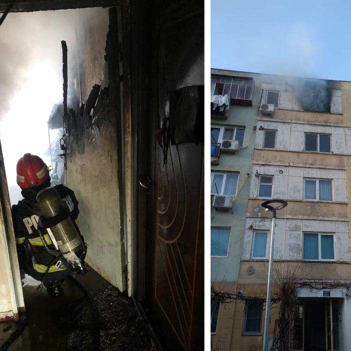 Cadavrul unei femei care suferise arsuri, găsit în scara unui bloc din Piteşti