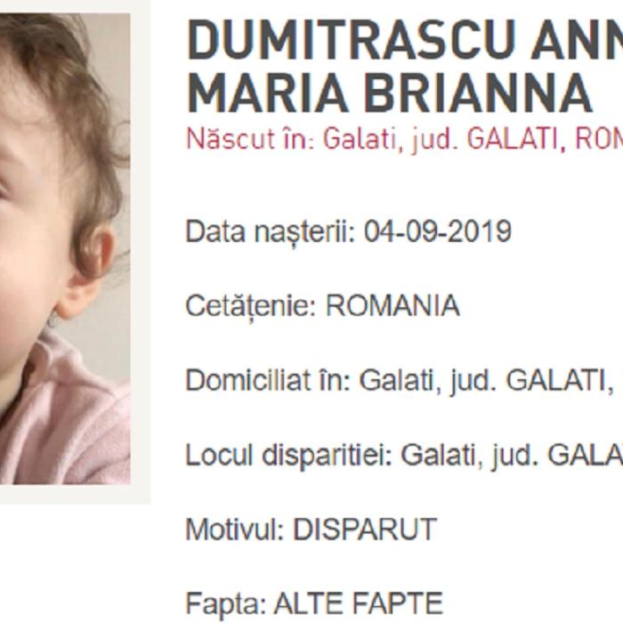 Un român stabilit în SUA, acuzat de soție că ascunde copilul: „E posibil să fi scos fetița ilegal din țară”. Poliția o caută pe Anna Maria Brianna