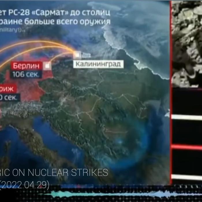 Capitalele europene, ameninţate cu rachete nucleare. Ruşii spun că  vor ajunge în rai“, iar vesticii „vor arde în iad ca nişte gândaci"