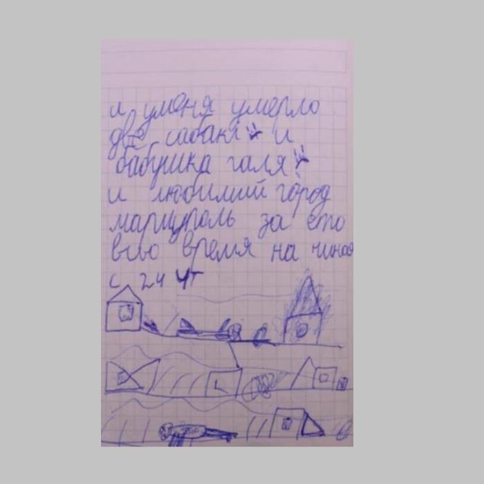Jurnal de război al unui copil din Mariupol: „Mama are o gaură în picior. Bunicul a murit. La fel și orașul meu iubit”