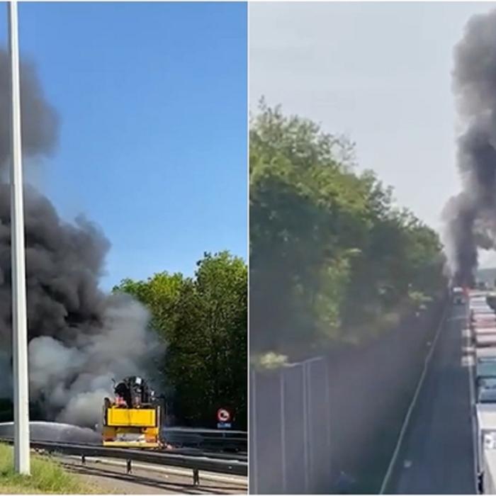 Șofer român de TIR, erou în Belgia: „A fost un adevărat act vitejesc” - FOTO