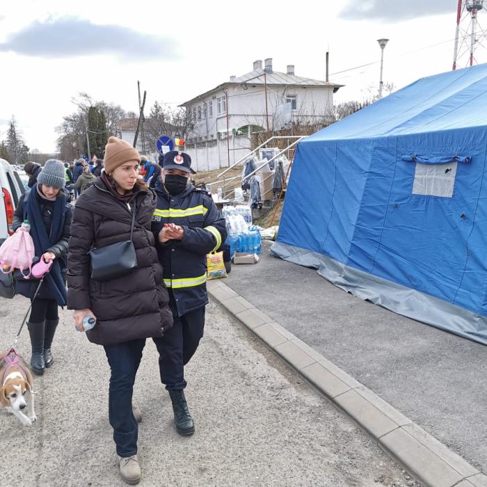 Peste 7.000 de ucraineni au intrat vineri în România, în scădere față de ziua precedentă