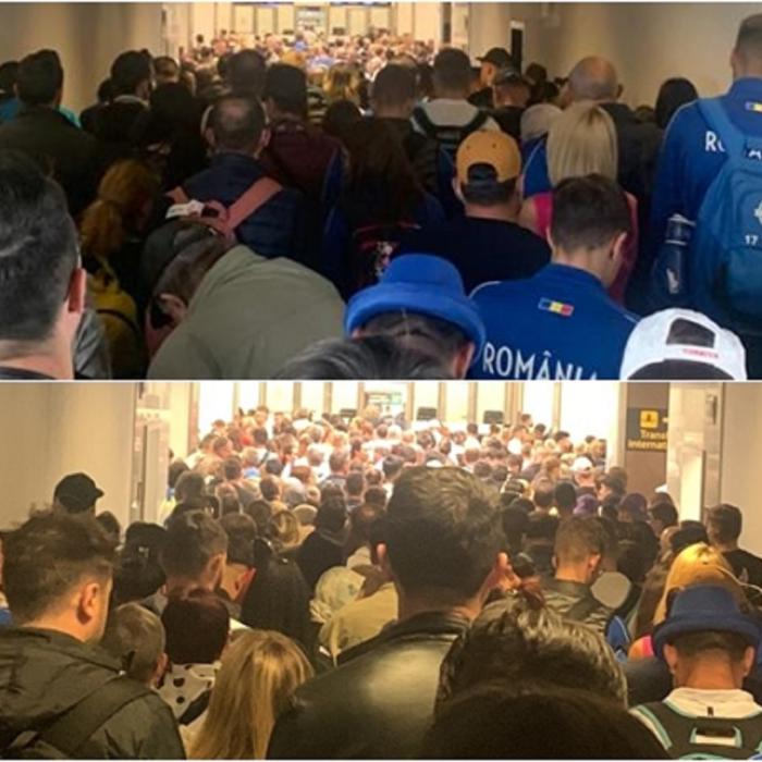 Haos pe Aeroportul Otopeni. Sute de români care au venit din străinătate au așteptat la cozi: „Și ne mai mirăm de ce ne înjură străinii”