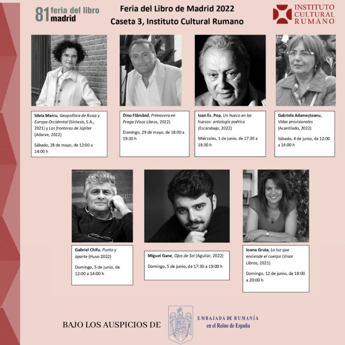 România la Târgul de Carte de la Madrid. Stand național și evenimente literare hispano-române în Parcul Retiro