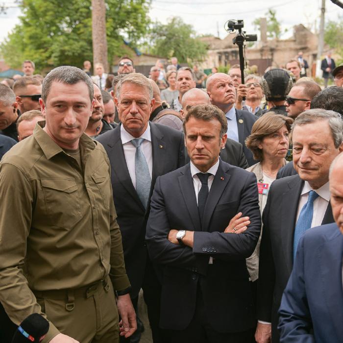 Klaus Iohannis, mesaj de la Kiev: „Să îi ajutăm pe prietenii ucraineni să clădească un nou viitor”