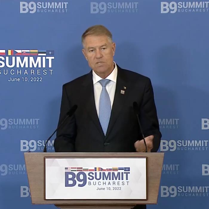 Iohannis: România va analiza toate posibilitățile prin care Inițiativa celor 3 Mări va ajuta Ucraina