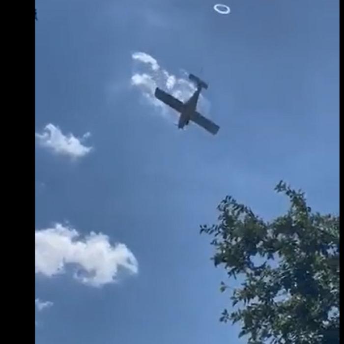 Avion prăbușit în Belgia, pe un drum principal aglomerat - VIDEO