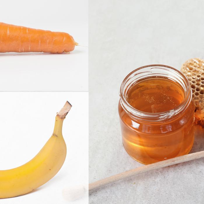 Curăță un morcov și o banană și amestecă cu miere. Trucul care îți salvează banii și pe care sigur o să-l folosești
