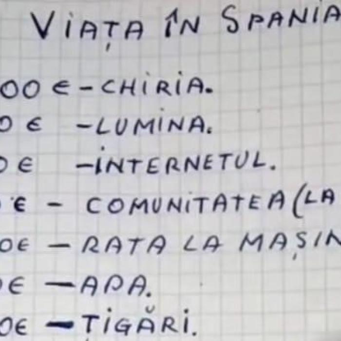 Un român a pus pe Internet cât îl costă traiul în Spania: "Ați vrut Spania, luați Spania!" - FOTO