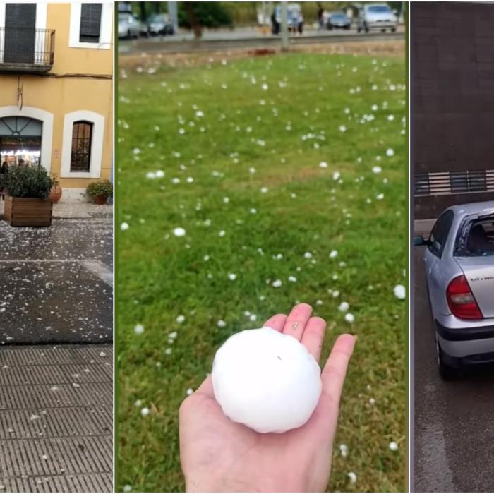 Furtună cu grindină uriaşă în Spania. Un copil de 20 luni a murit - VIDEO