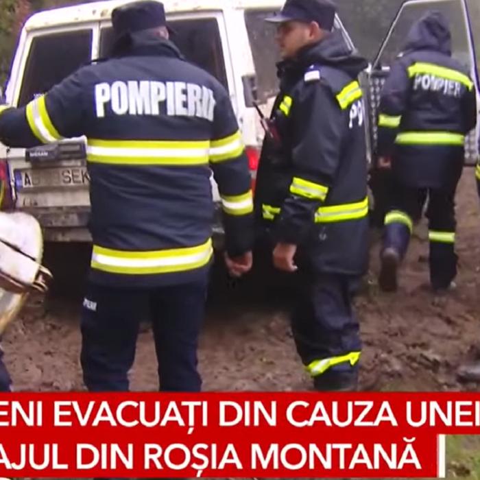 Un nou mesaj Ro-Alert emis pentru populația din Roșia Montană: „Barajul Tăul Mare cedează. Se recomandă evacuarea preventivă pentru 2-3 zile”