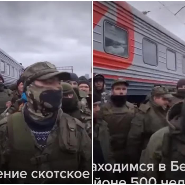 Soldații ruși mobilizați protestează la granița cu Ucraina împotriva "condițiilor inumane" - VIDEO