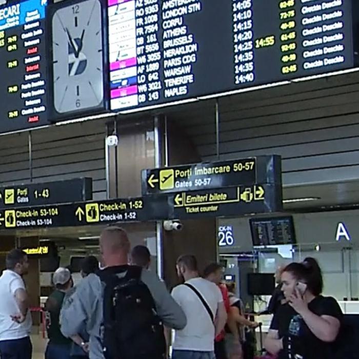 Familie de români care zbura spre Anglia, incident pe aeroport: Bărbatul, amendat usturător după ce și-a „alintat” soția în fața copiilor
