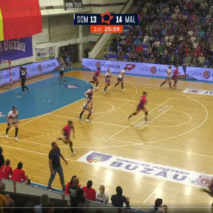 Liga Națională: Echipa de handbal feminin, Gloria Buzău, îşi menţine parcursul perfect în campionat