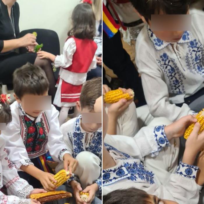 Departe de țară și totuși aproape: Românii din Asturia și-au luat copiii și au organizat o șezătoare tradițională, "ca pe vremea bunicilor"