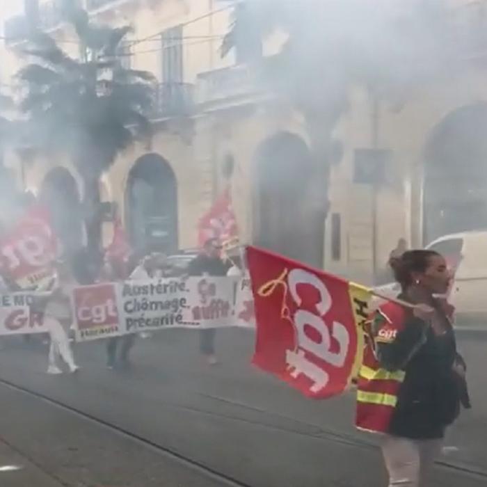 Franța, paralizată de greva generală: Mii de lucrători din numeroase domenii au ieșit pe străzi