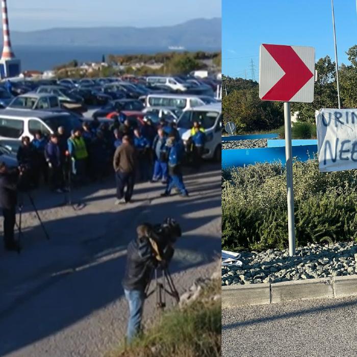 Protest al muncitorilor români angajați în Croația. Oamenii acuză că nu au fost plătiți: „Ne întreabă familia dacă mai venim acasă“