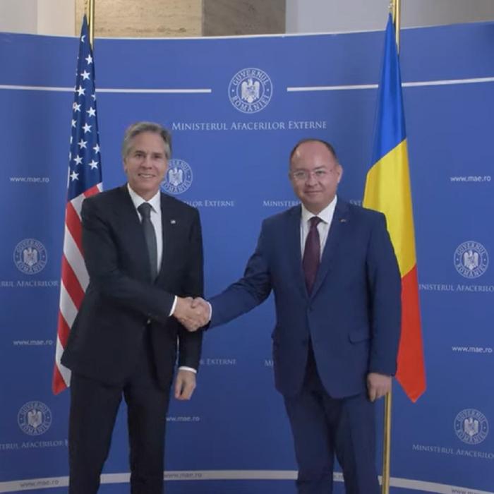 Antony Blinken, scrisoare către ministrul Aurescu. Oficialul american vorbeşte despre colaborarea militară la Marea Neagră