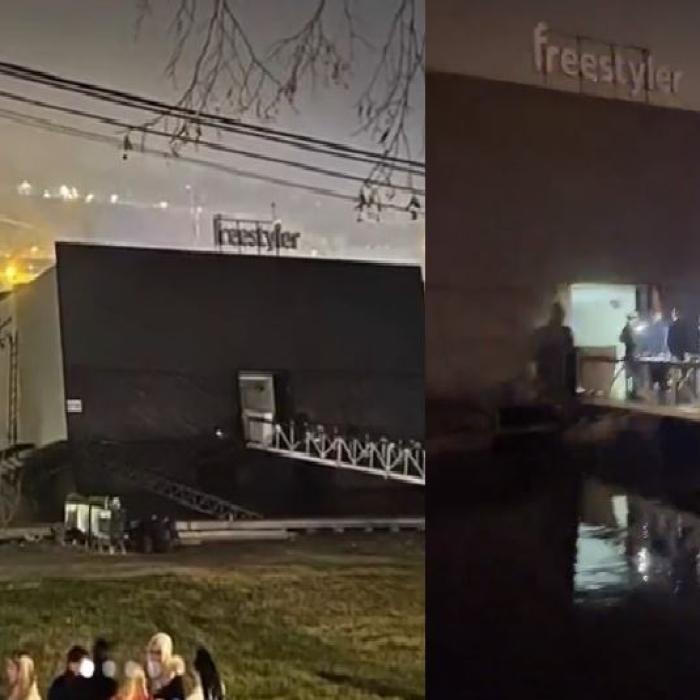 Un club s-a scufundat, cu tot cu petrecăreți, într-un râu în noaptea dintre ani