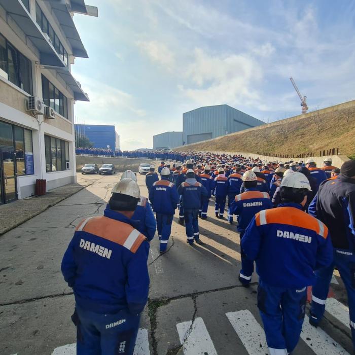 Închide Damen Șantierul Naval de la Mangalia? Oficial: "Fondurile sunt dificil de susținut la nesfârșit"