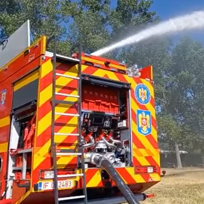 Incendiu la Spitalul de copii din Galați: Arde laboratorul de analize