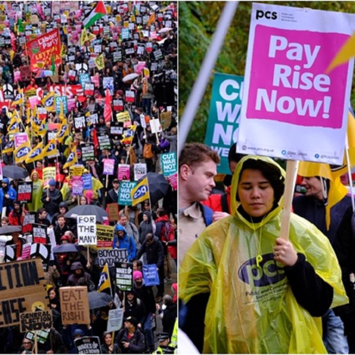 Poliţia de frontieră din Anglia şi Franţa intră în grevă: Regatul Unit se pregăteşte pentru cele mai mari proteste din ultimii zece ani