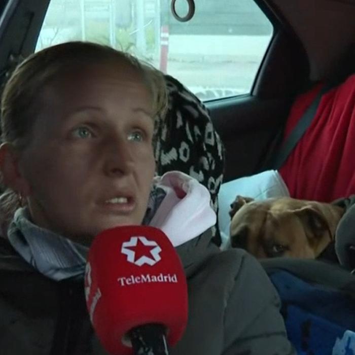 Spania. Fără slujbă, fără casă... Alina locuiește în mașină cu cei doi câini ai săi: "Mai întâi ei și apoi eu"