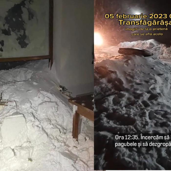 Imagini incredibile de la Cabana Capra. Mașinile sunt îngropate de zăpadă VIDEO