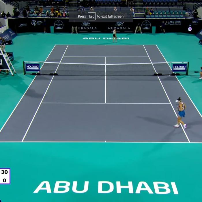 Tenis, WTA Abu Dhabi: Românca Bianca Andreescu dezamăgită. Teichmann și Pliskova se califică în optimi
