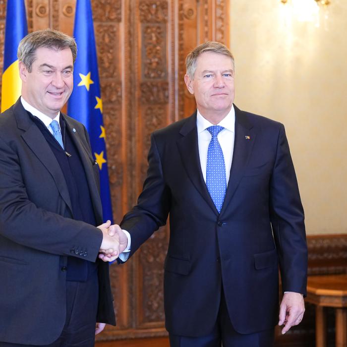 Prim-ministrul landului Bavaria, întâlnire cu Iohannis: „Comunitatea românească, cea mai mare comunitate de străini. Suntem mândri de ei”
