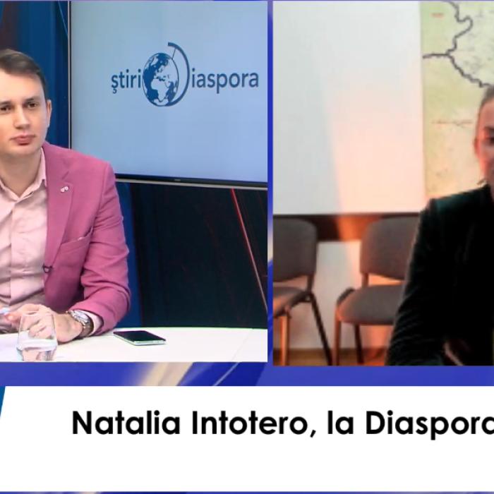 Natalia Intotero, invitată la emisiunea "Diaspora în Direct". Vor fi dezbătute probleme importante pentru românii din afara granițelor