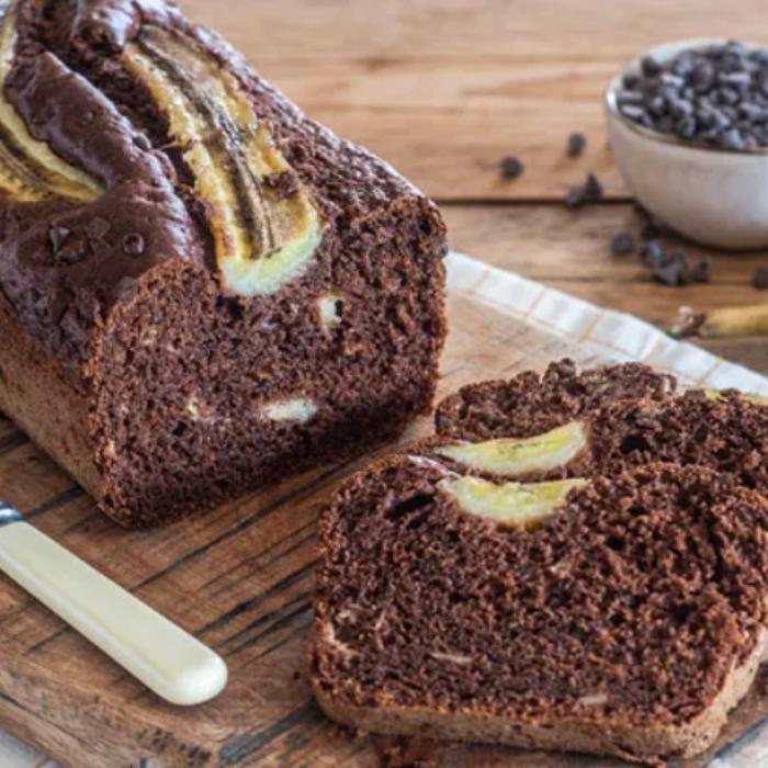 Banana bread cu ciocolată - o variantă superbă a celebrului desert american