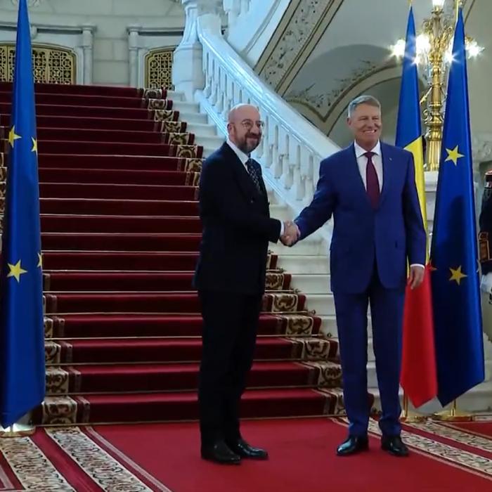 Klaus Iohannis: „România va adera la Schengen anul acesta” / Charles Michel: „Este un obiectiv comun al nostru în 2023“