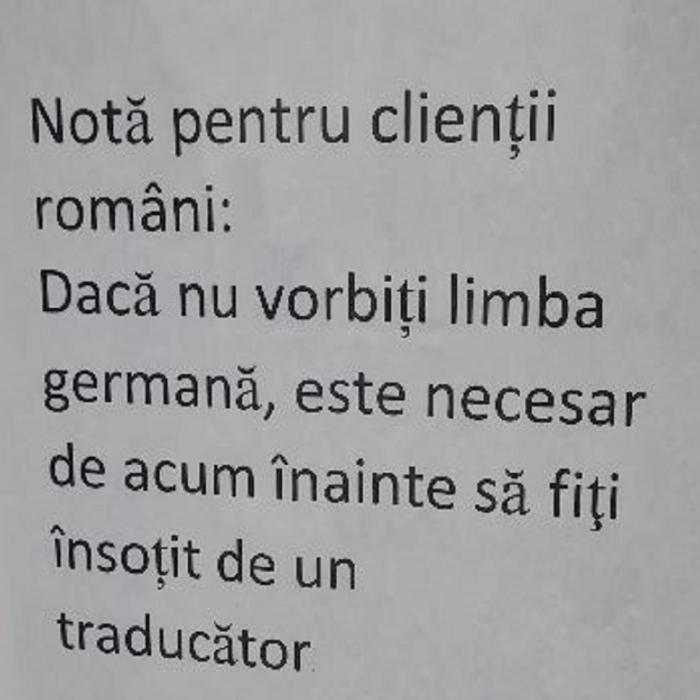 Românii se plâng că sunt discriminați de o instituție din Germania: „Dacă nu vorbiți limba germană, este necesar un traducător”