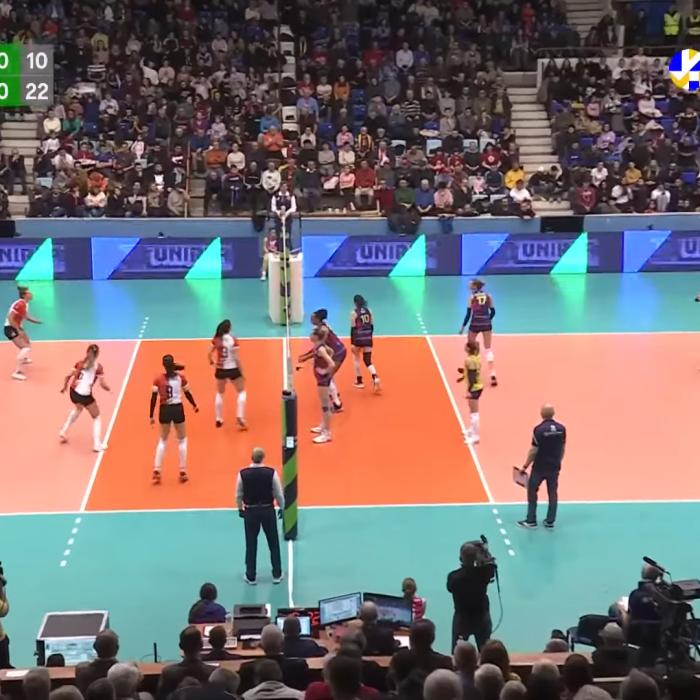 Eșec pentru echipa românească de volei Alba Blaj, acasă. Echipa italiană Savino Del Bene câștigă prima manșă a finalei Cupei CEV