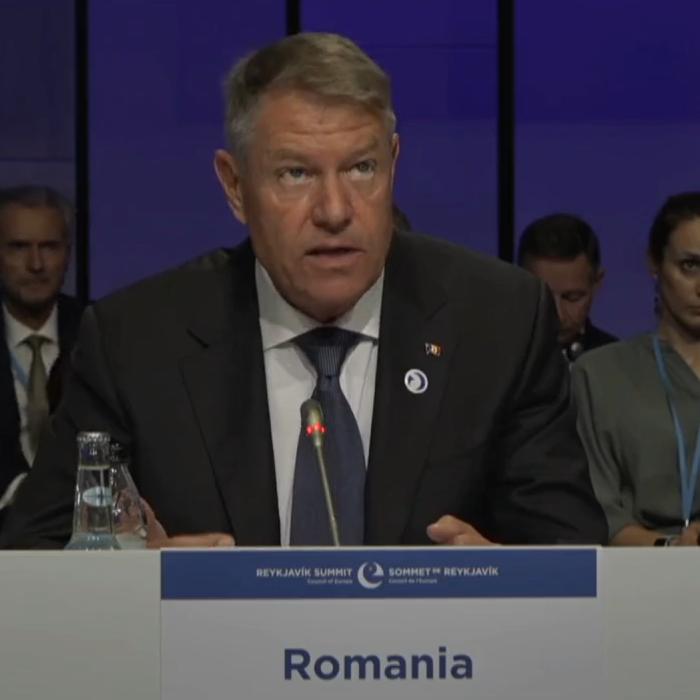 Klaus Iohannis, la summitul Consiliului Europei din Islanda: „Agresiunea Rusiei ne-a amintit cât de prețioasă și fragilă este pacea“