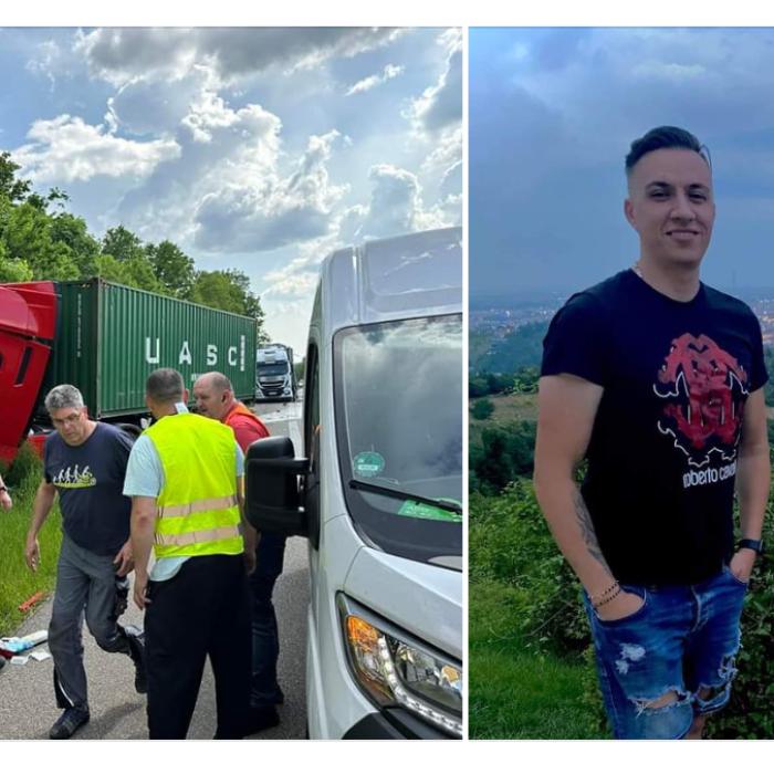 Șofer român, erou în Germania: Martor la un accident, a scos un alt șofer din cabina curpinsă de flăcări