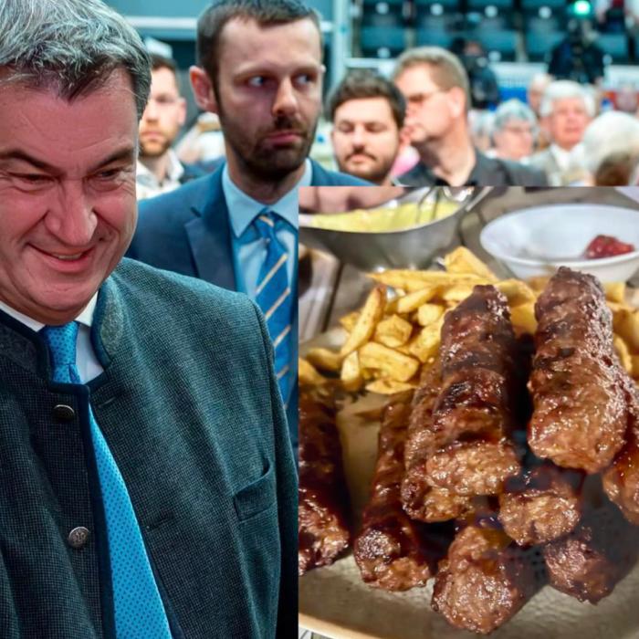 Premierul Bavariei își îndeamnă fanii de pe Facebook să mânânce mici cu muștar. Markus Soder: "Sunt pur și simplu grozavi!"