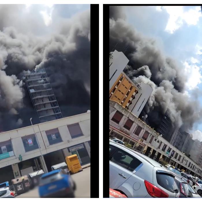 Incendiu puternic la Roma 