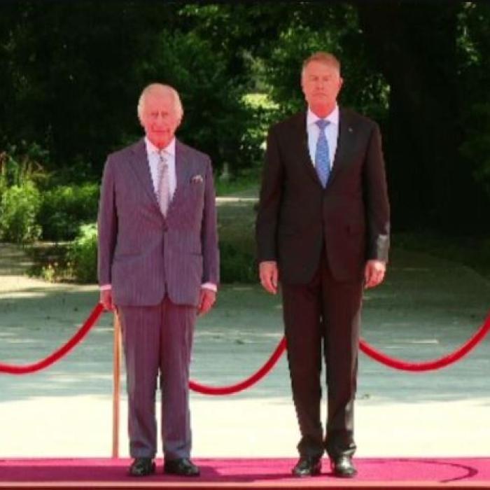 Regele Charles al III-lea, primit de președintele Iohannis la Palatul Cotroceni