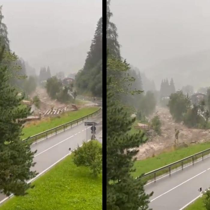 O furtună a distrus mai multe poduri în provincia italiană Bolzano