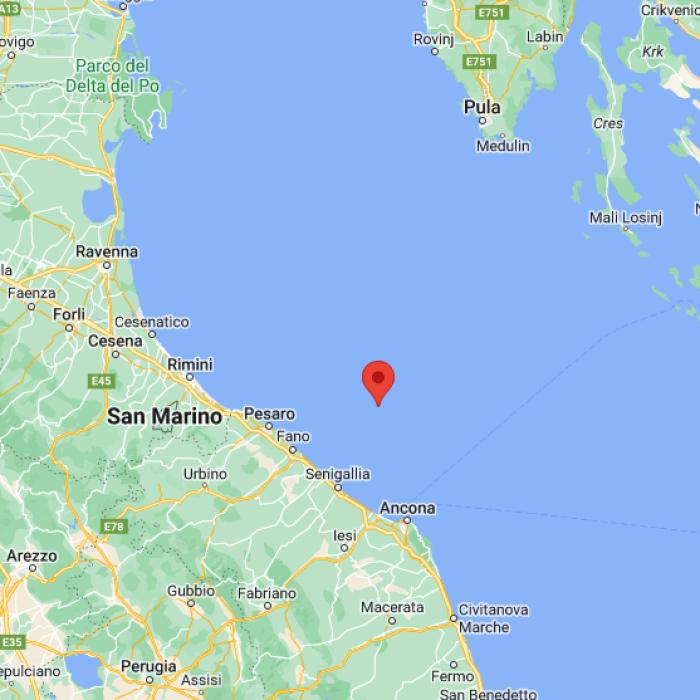 Cutremur puternic în regiunea Marche, în largul coastelor Ancona și Pesaro. A fost resimțit în toată zona