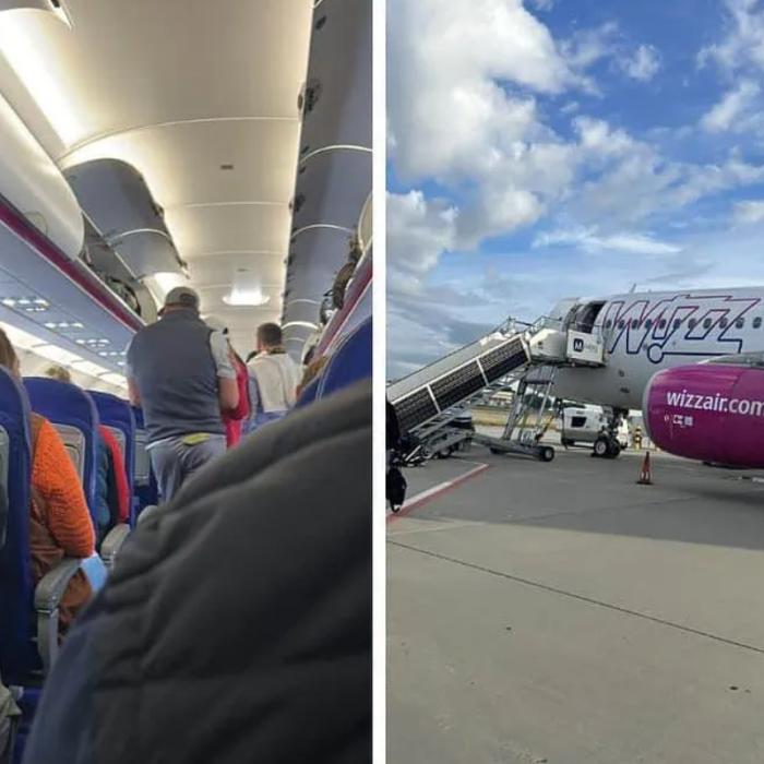 Panică într-un avion care a plecat de la Sibiu spre Germania; aterizare de urgență în Ungaria: „Ne-am speriat. Suntem toți pasagerii în aeroportul din Budapesta, inclusiv părinți și copii“ 
