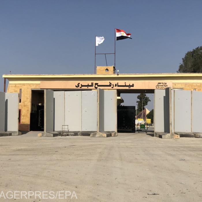 Astăzi nu s-au putut evacua români din Gaza. MAE: Punctul de frontieră Rafah a rămas închis pe întreg parcursul zilei de vineri
