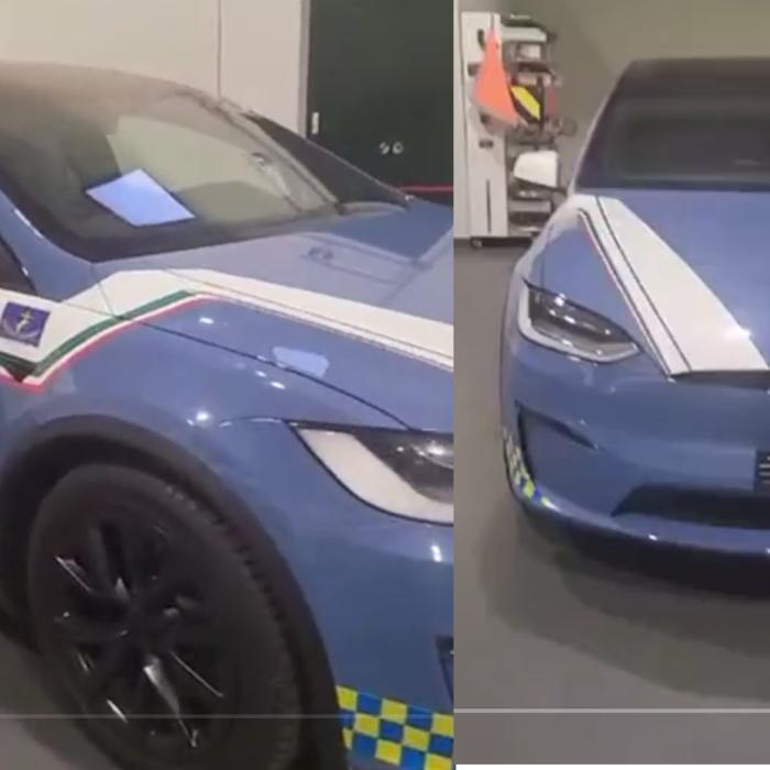 Poliția italiană dintr-o mare regiune va folosi mașini Tesla Model X